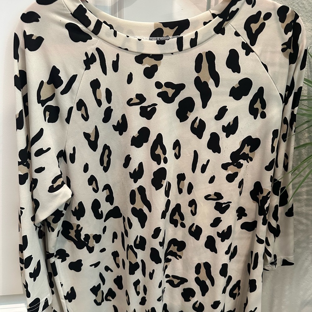 XL Cheetah Blouse
